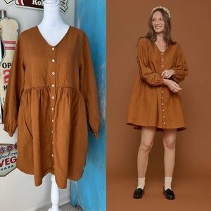 Tradlands Remi Mini Dress in Sienna
